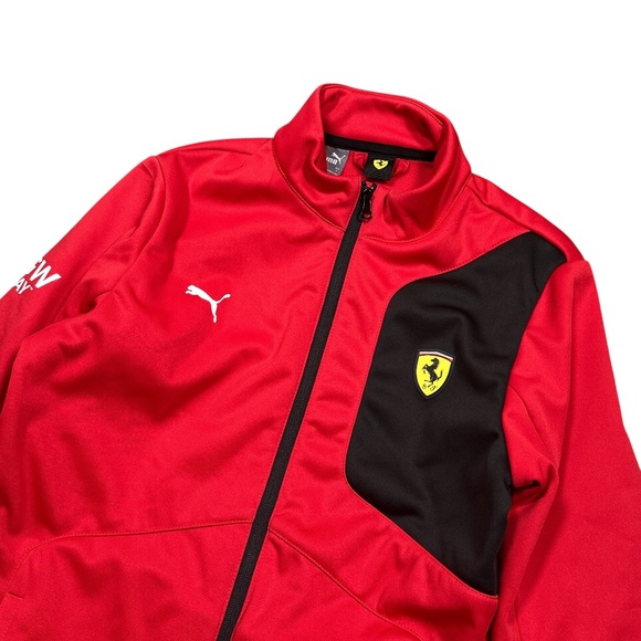Puma Scuderia Ferrari F1 Formula 1 VGW Play Red Softshell Jacket Mens Small - Picture 3 of 12
